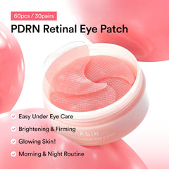 Abib Niacinamide Under-Eye Patch ingredients emphasize skin-renewing brightening benefits