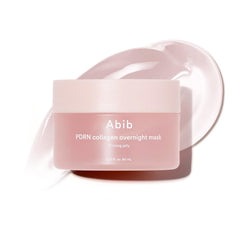 Abib PDRN Collagen Overnight Mask packaging with premium branding and nighttime hydration appeal