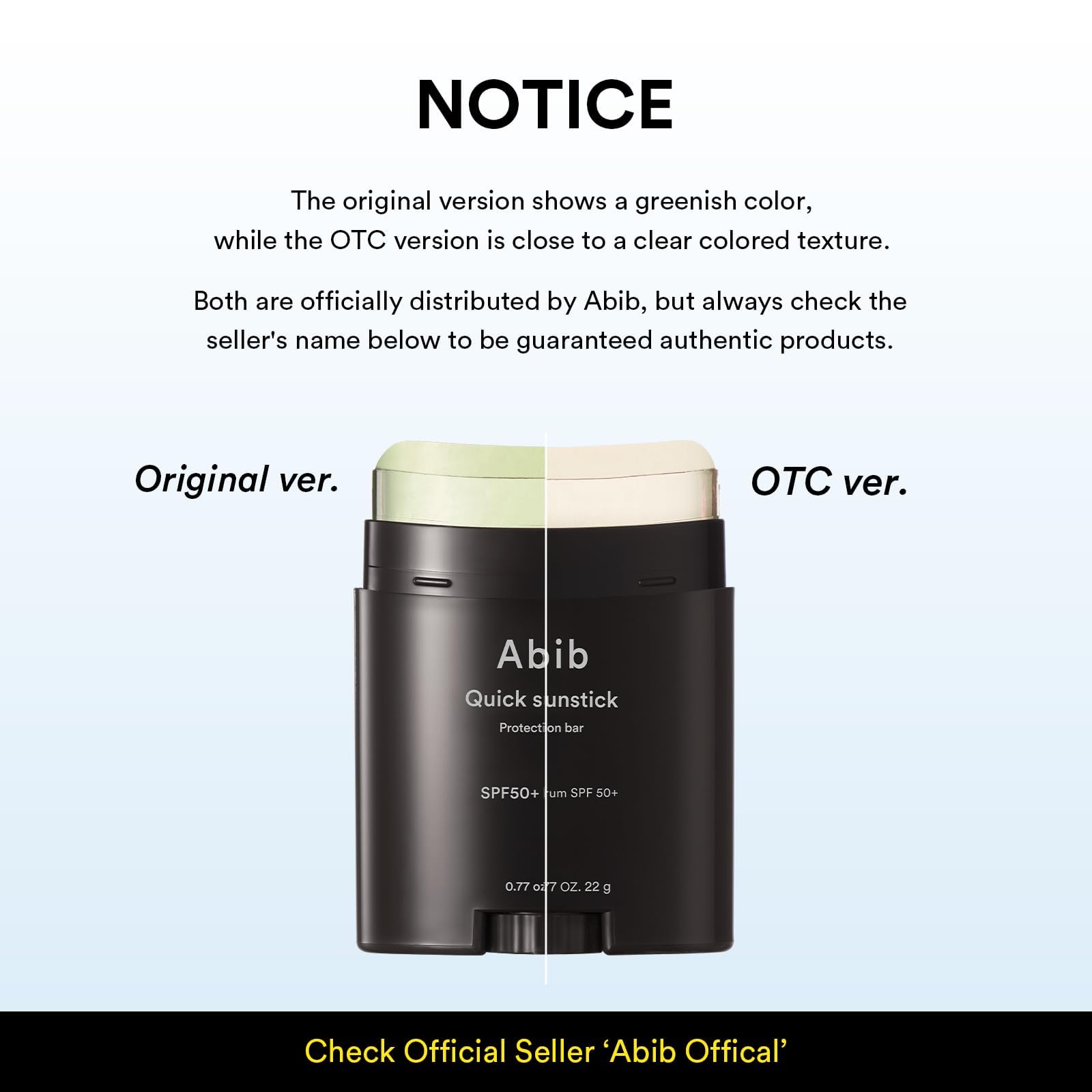Abib Quick Sunstick compact packaging ideal for travel and on-the-go care.