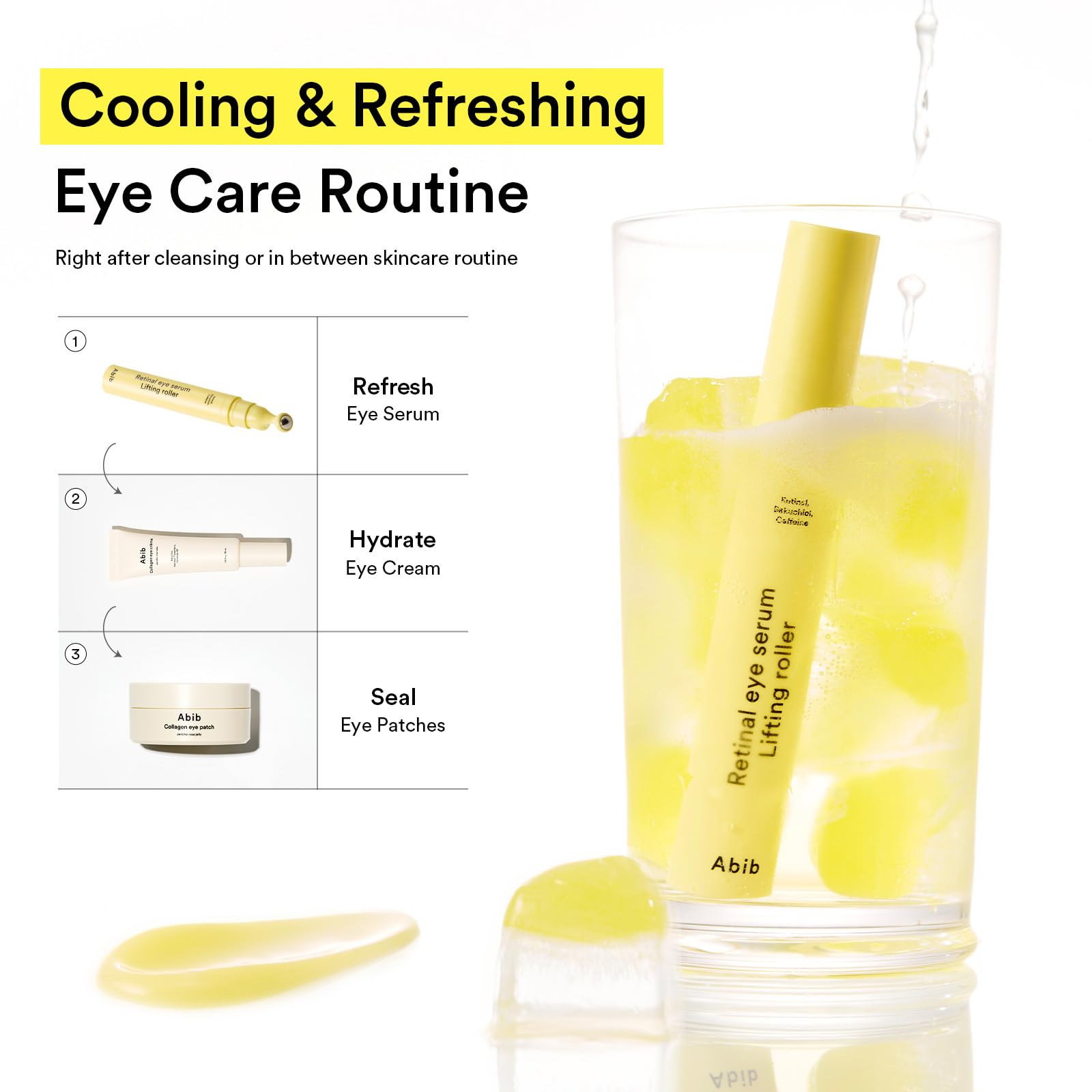 Abib travel-size eye serum ready for on-the-go skincare routines