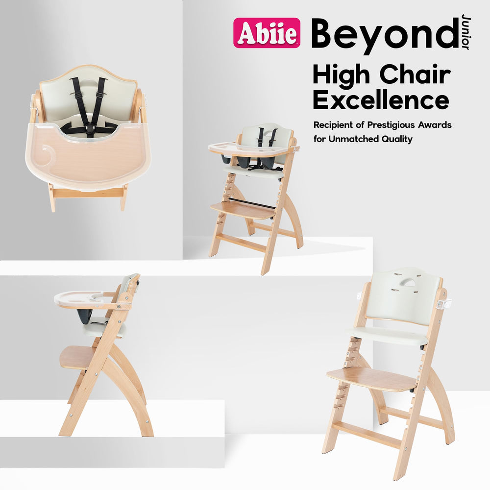 Abiie Beyond Junior chair offers durable construction and warranty for lasting use.