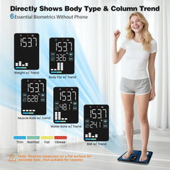 ABLEGRID BMI reading on the LED panel helps track changes easily.