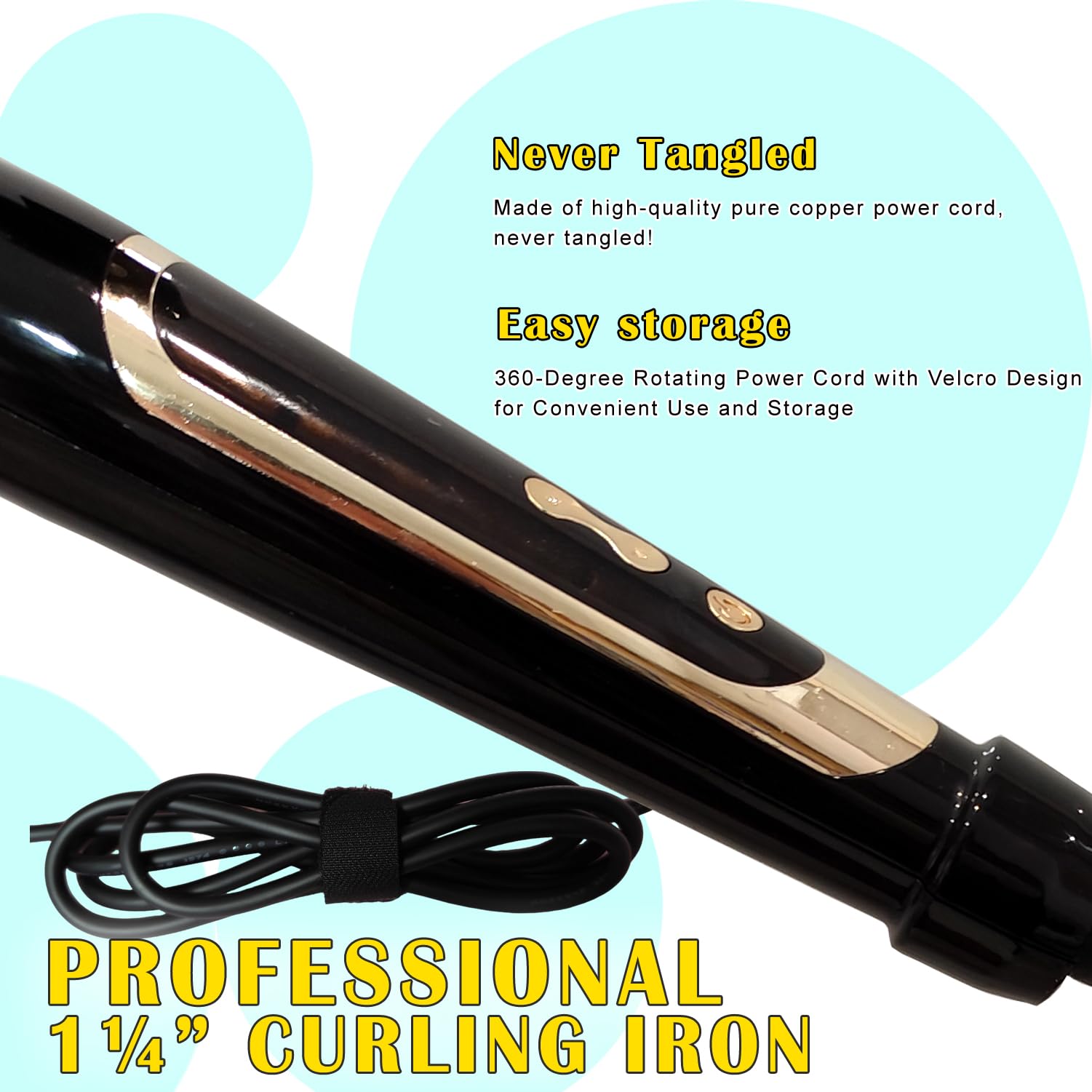 abp adjustable 180–450°F for versatile styling across hair types