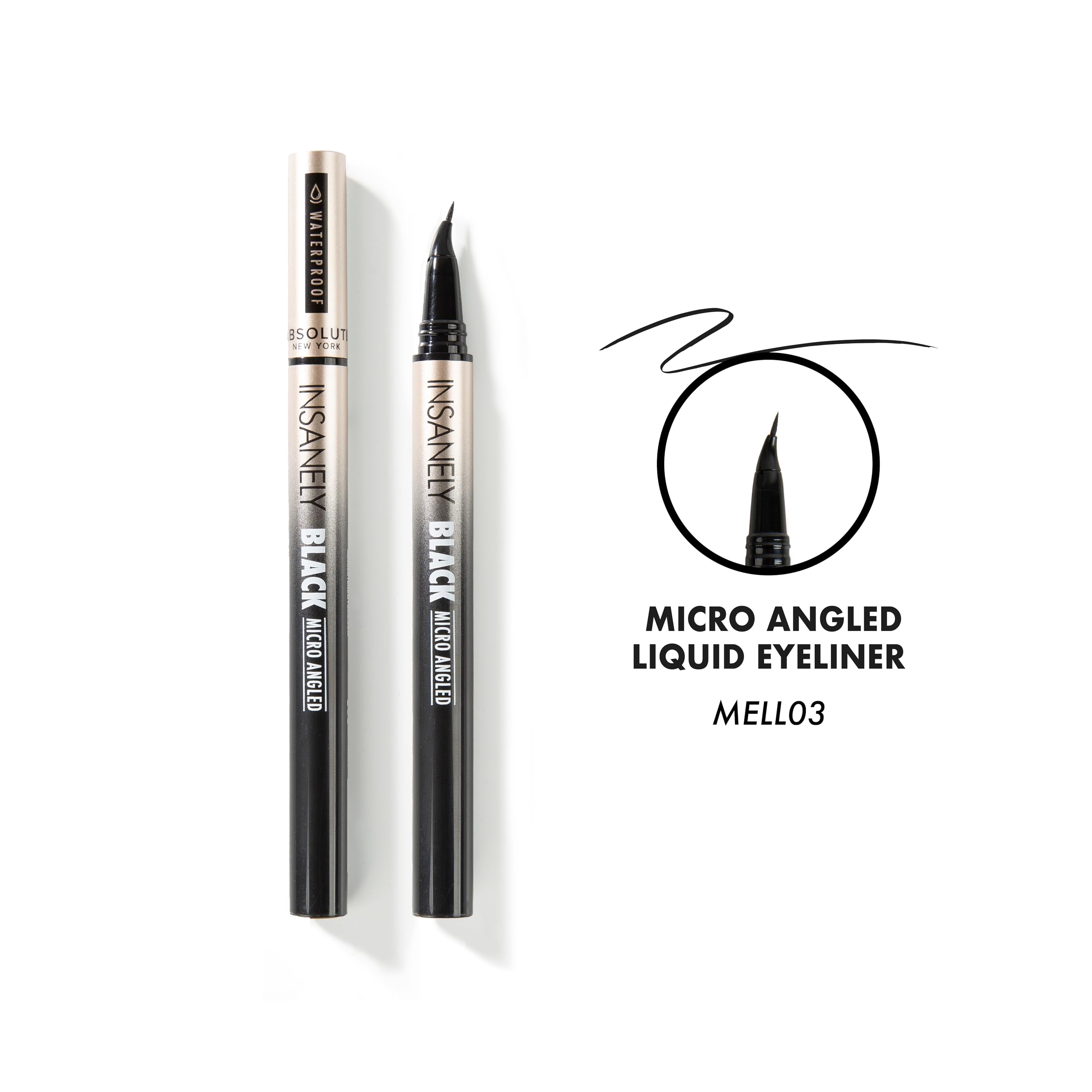 Absolute New York MELL01 contact lens friendly formula for comfortable daily use.