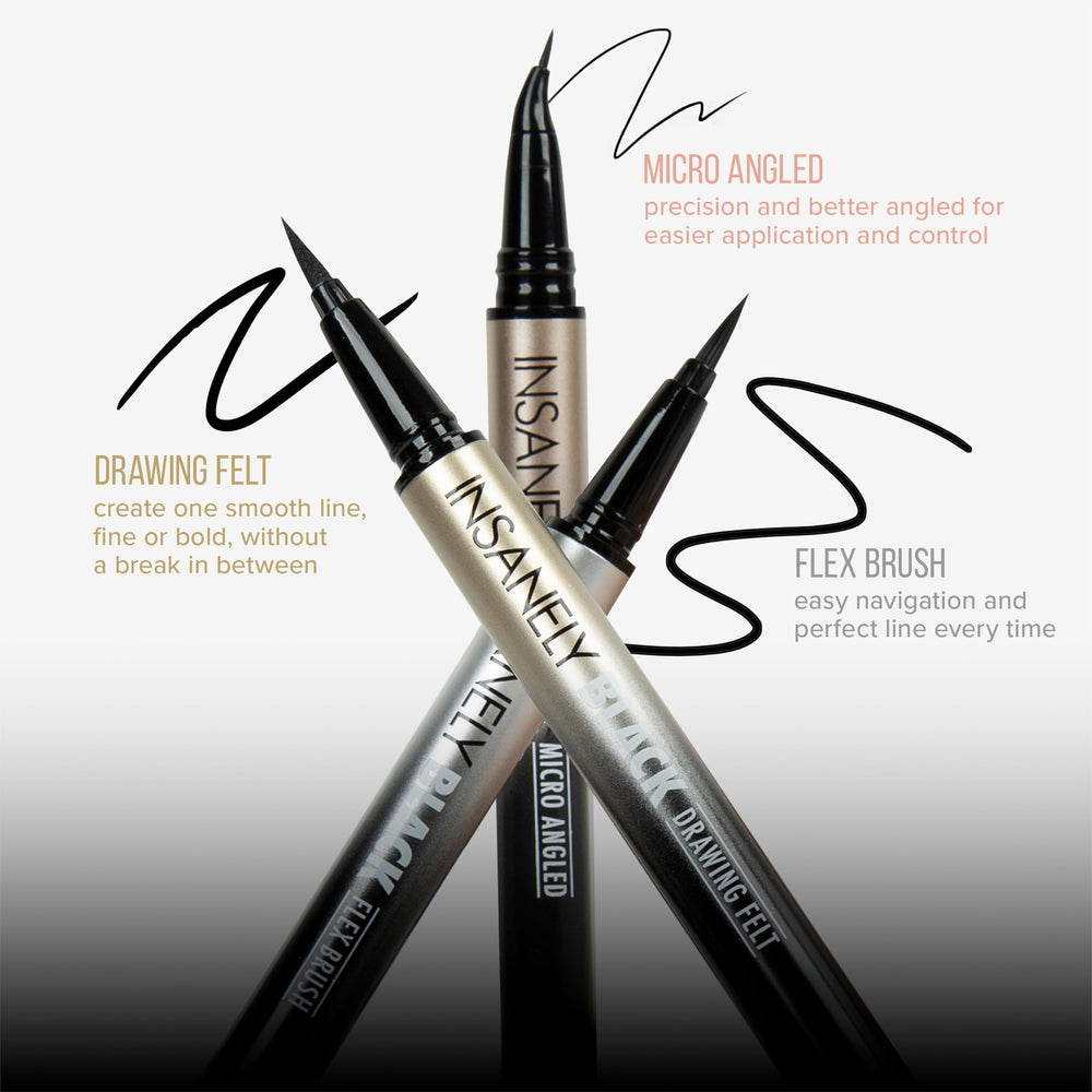 Absolute New York MELL01 precision wing drawing with thin and thick line capability.
