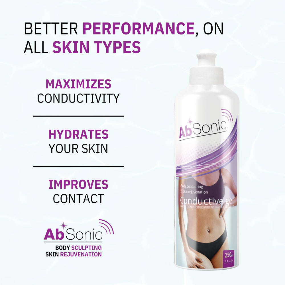 Absonic conductive gel hypoallergenic clarity for sensitive skin users