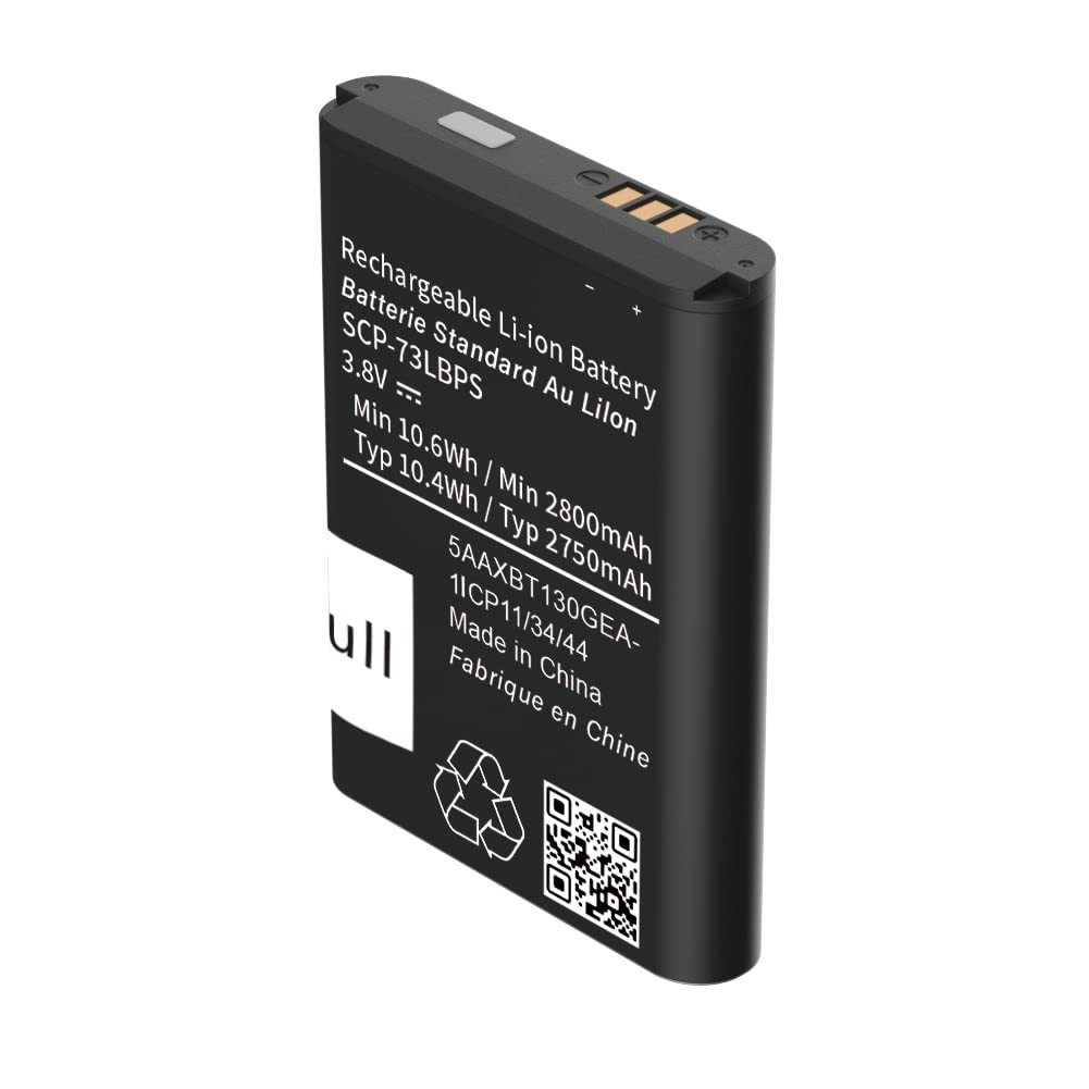 Abtter SCP-73LBPS battery packaging shows model and simple-use instructions
