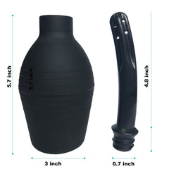 Abyclean bulb features ergonomic, non-slip grip for secure handling during use.
