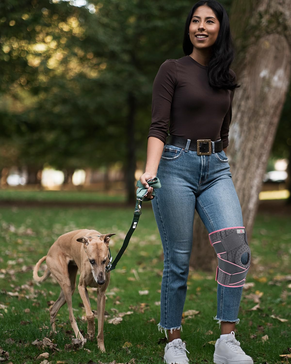ABYON knee brace breathable neoprene keeps you cool during wear