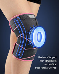 ABYON knee brace patellar gel pad for targeted knee relief