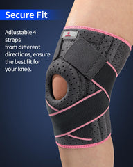 ABYON knee brace side stabilizers enhancing stability during activity