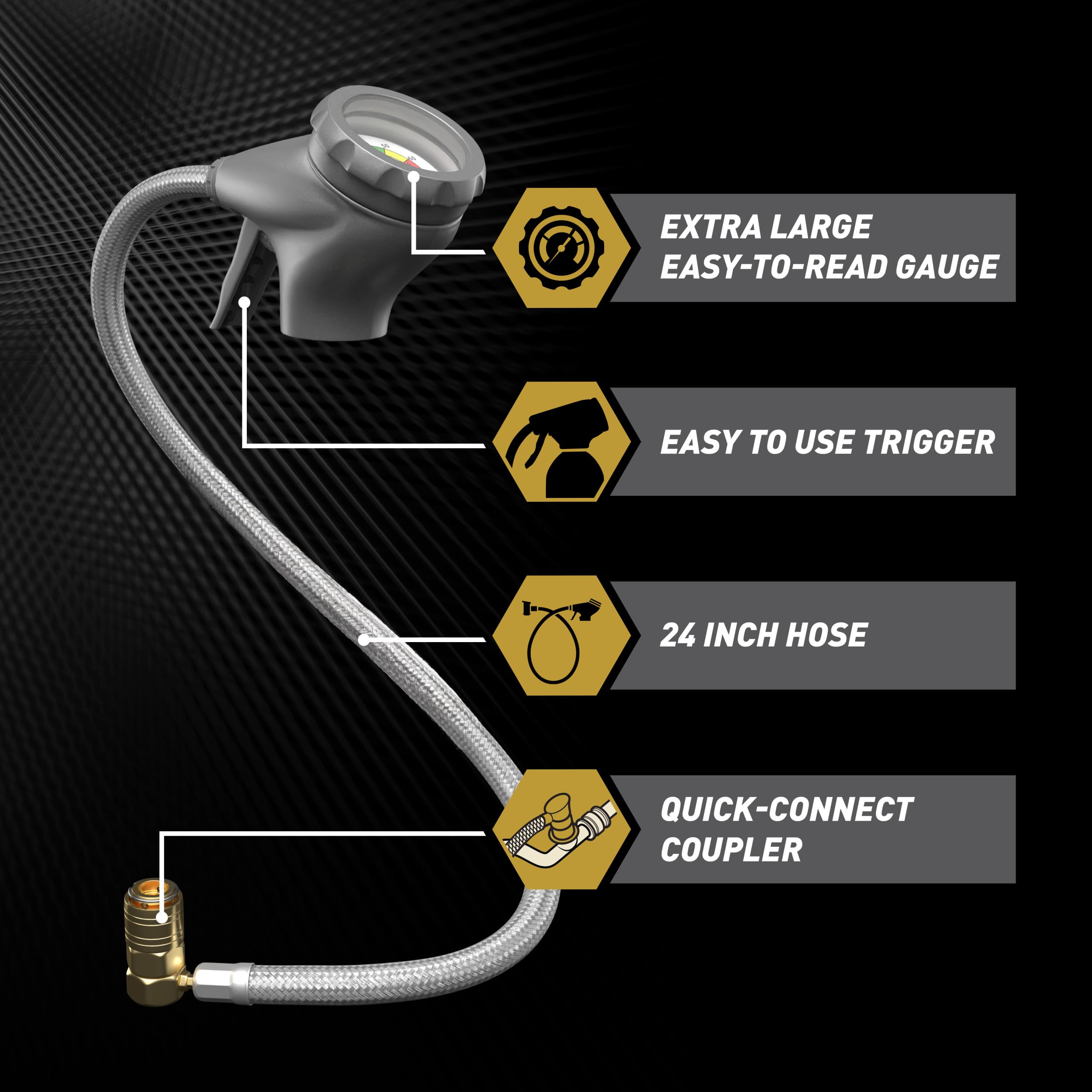InterDynamics 24 inch hose reaches hard to access AC ports