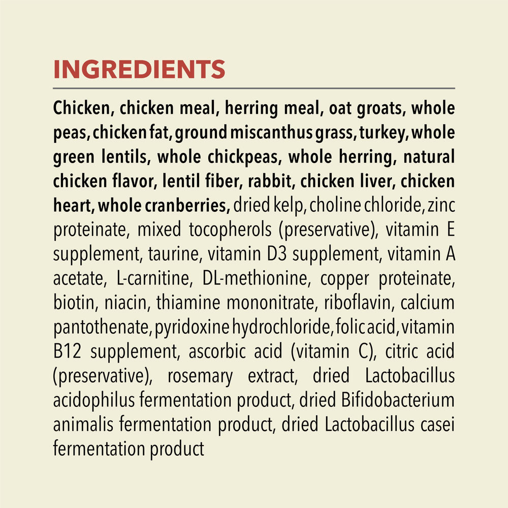 ACANA Indoor Entree free-run chickens and turkeys image suggests protein sources