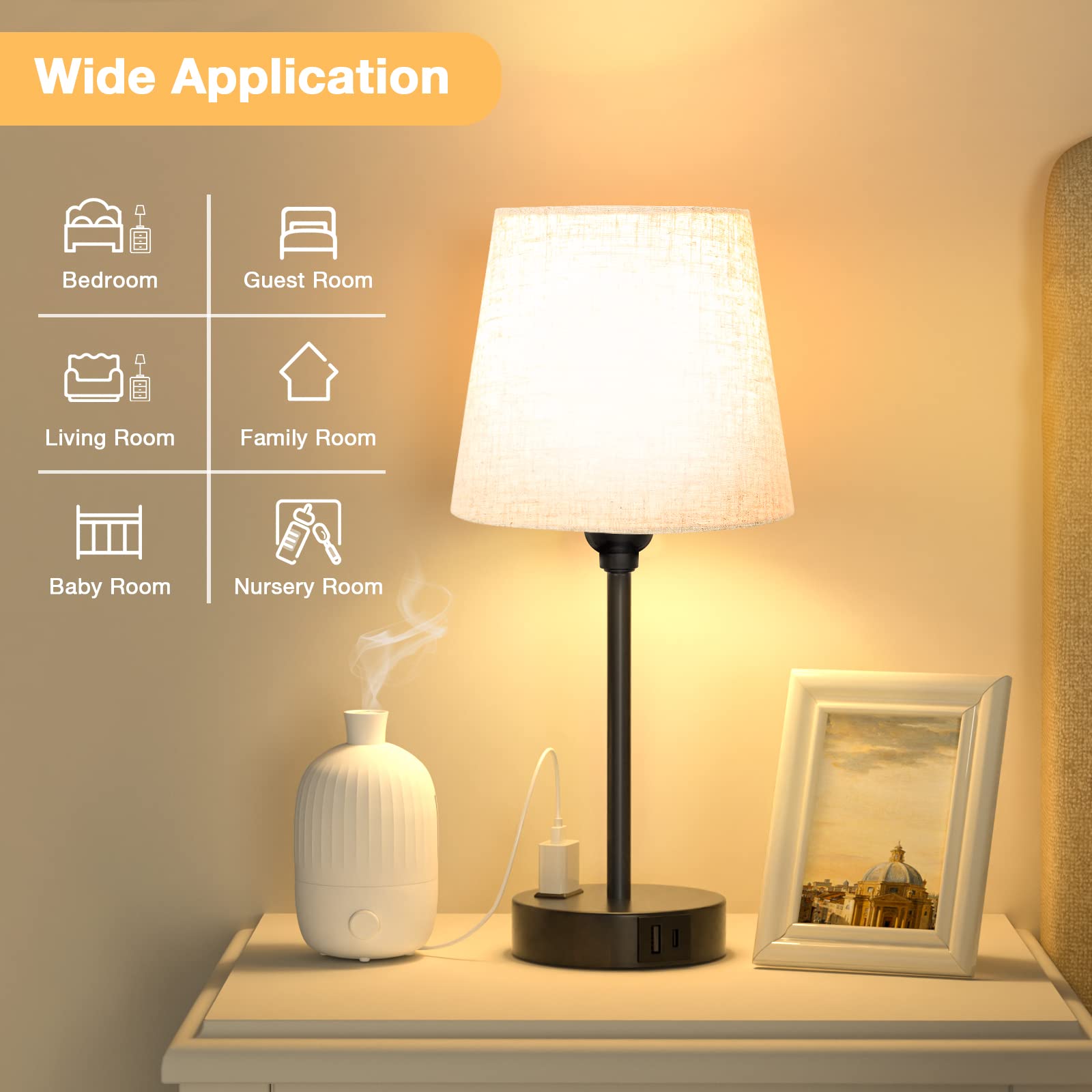 Acaxin 2700K soft warm light for relaxing evenings.