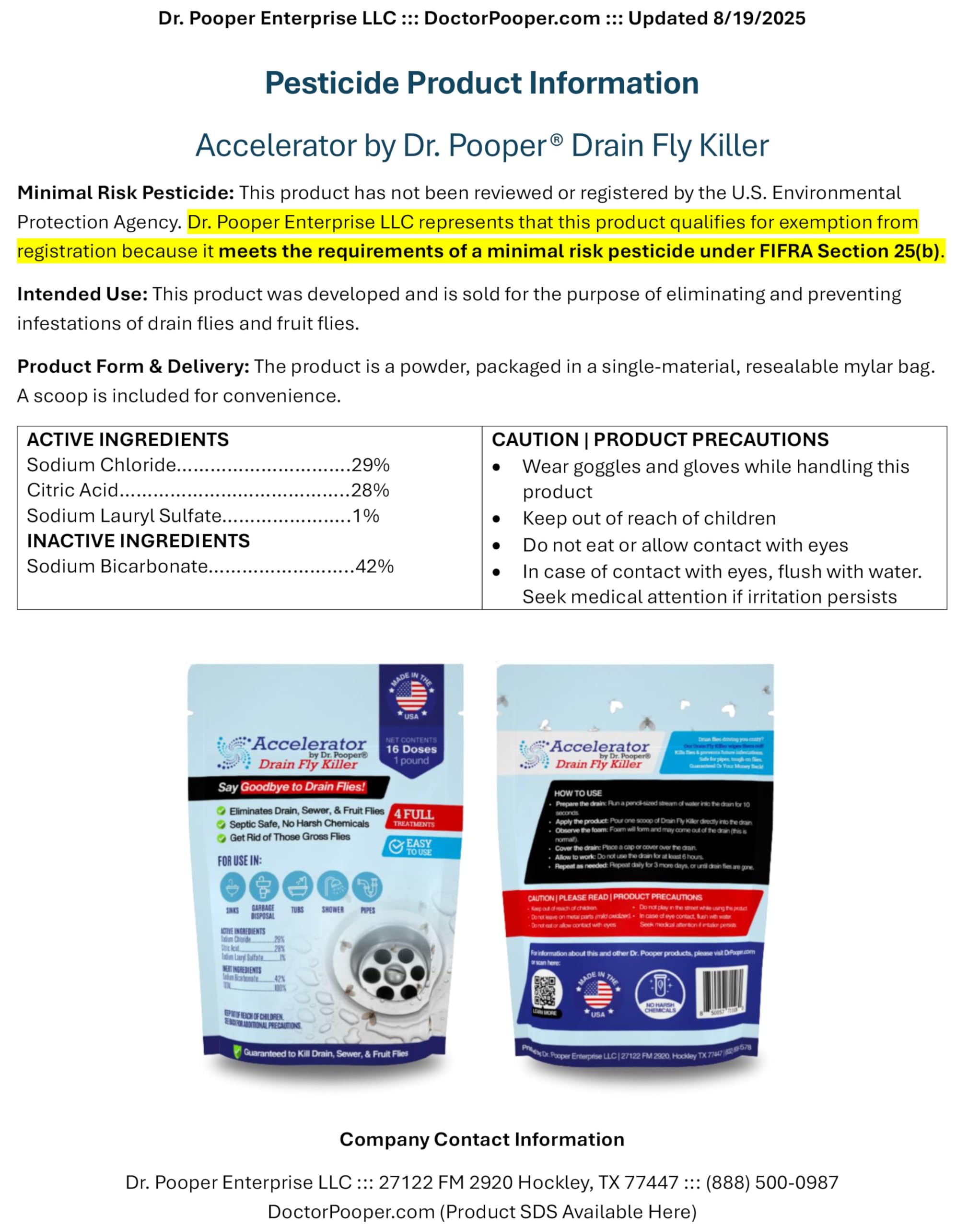 Accelerator by Dr. Pooper commercial-space use in utility room