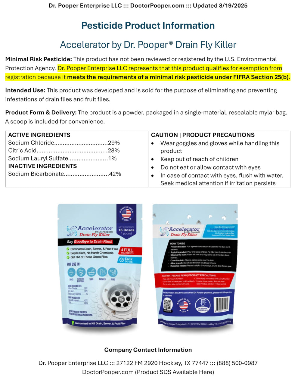 Accelerator by Dr. Pooper commercial-space use in utility room