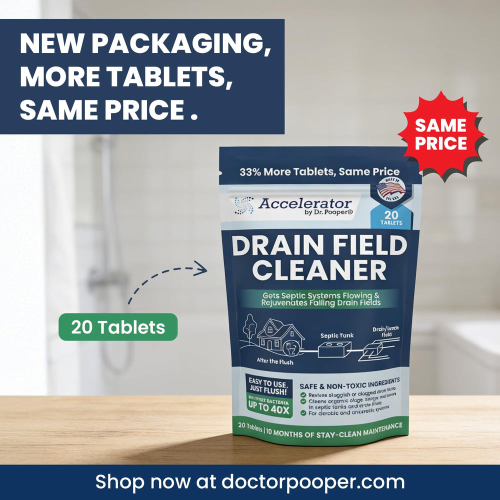 Accelerator by Dr. Pooper eco friendly pouch highlights reduced plastic use