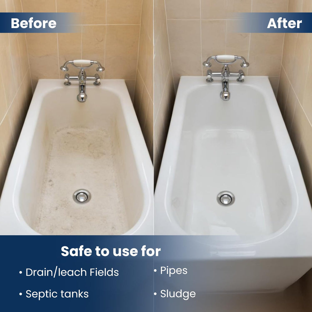 Accelerator by Dr. Pooper tablet being flushed for simple septic care
