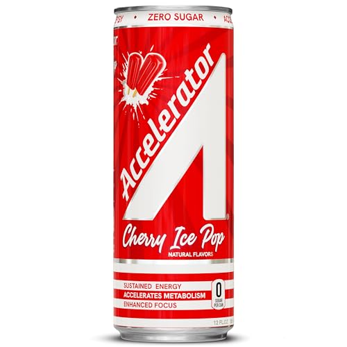 ACCELERATOR Cherry Ice Pop pack shown for on-the-go days.