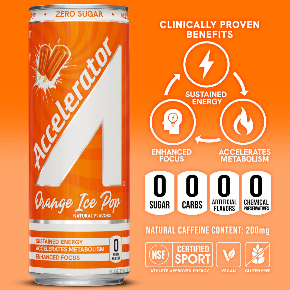 ACCELERATOR 12-pack display on shelf
