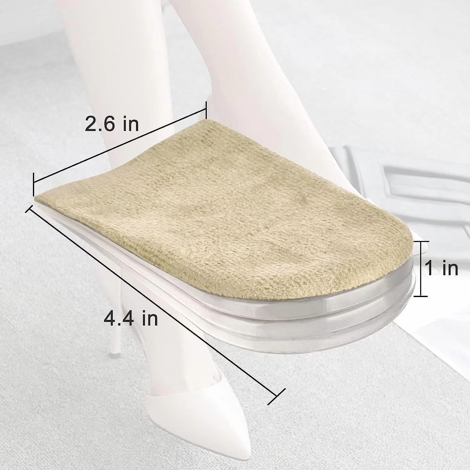 AccEncyc heel lift inserts layer detail highlights customizable height options.