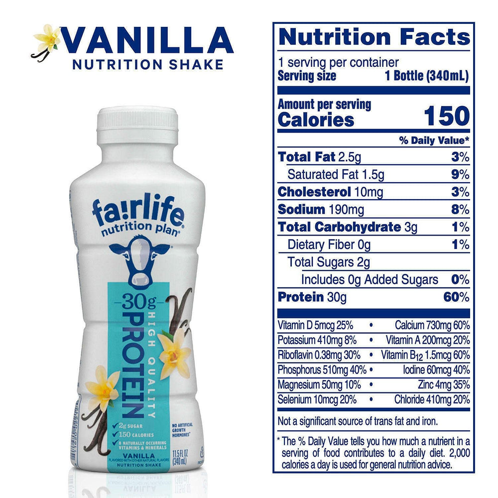 Accents Depot Fairlife Nutrition Plan Chocolate bottle pour for a rich flavor boost.