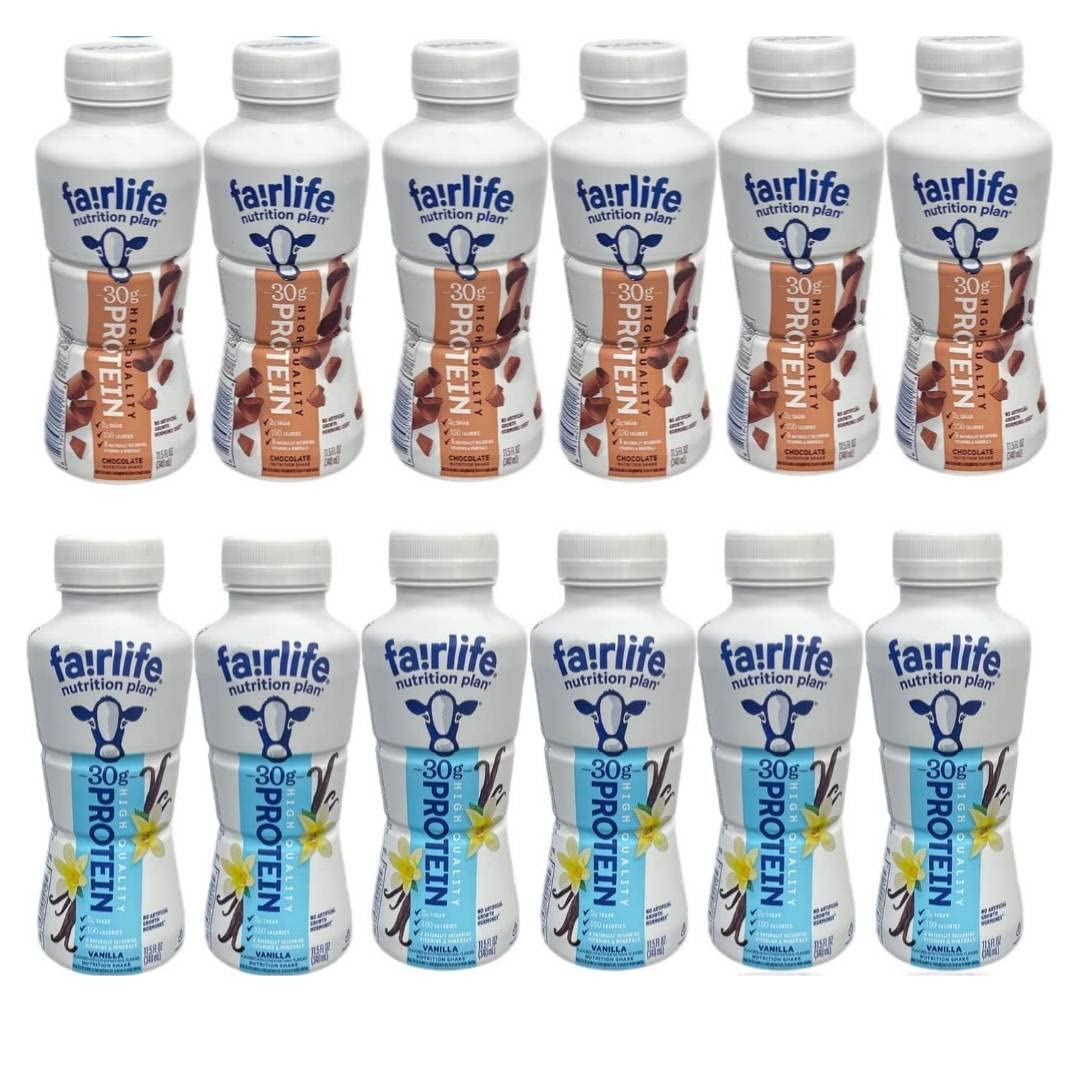 Accents Depot Fairlife Nutrition Plan Vanilla bottle pour for a smooth high-protein sip.