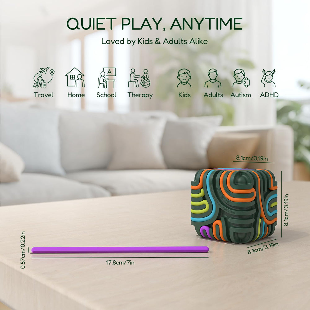 Accevo 3D Sensory Activity Board durable materials underline long-lasting play.