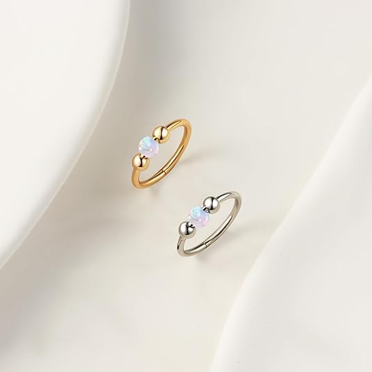 Accirrch nose-to-ear styling options with opal sparkle and secure closure.
