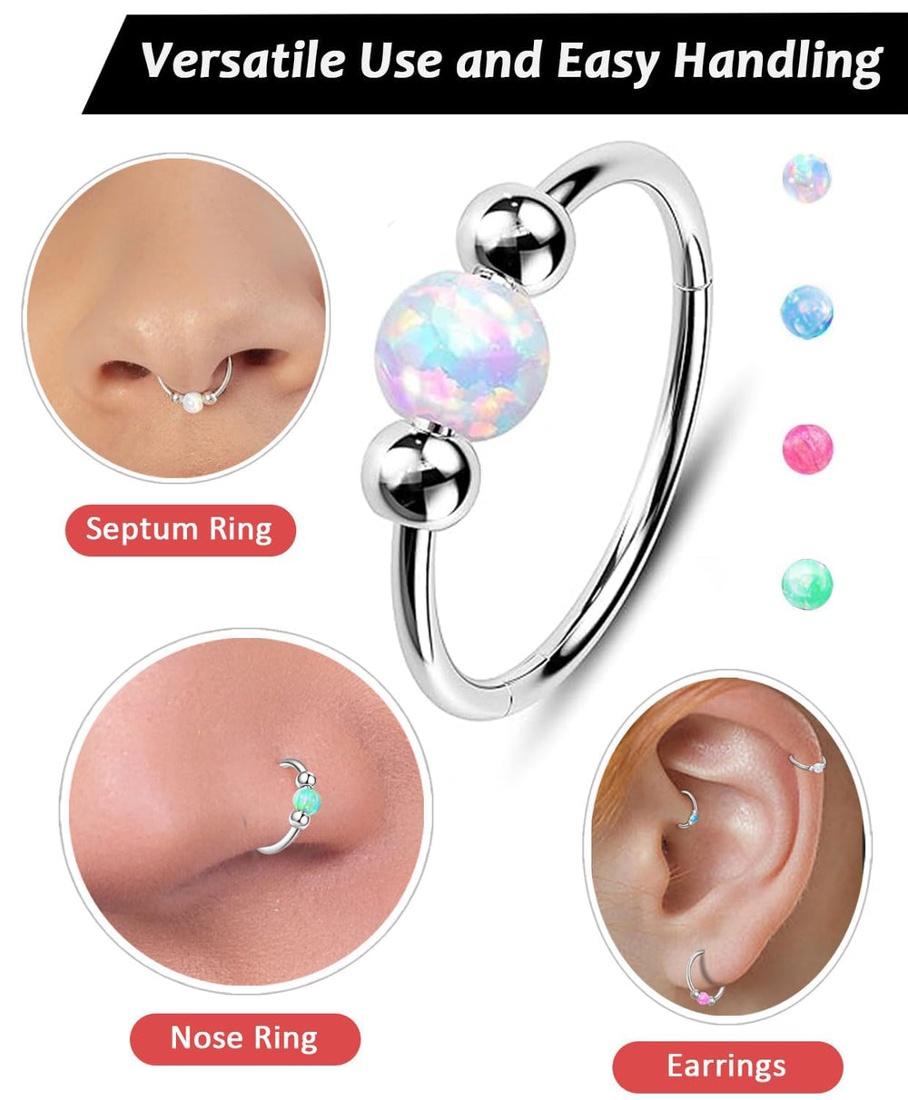 Accirrch seamless hinge cartilage earring delivers secure, comfortable fit.