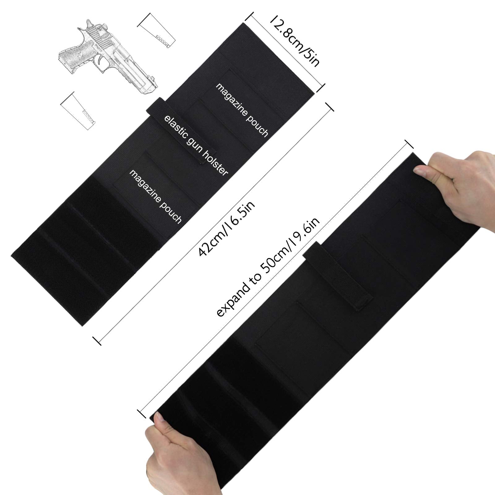 Accmor elastic fabric offers breathable comfort for all-day wear