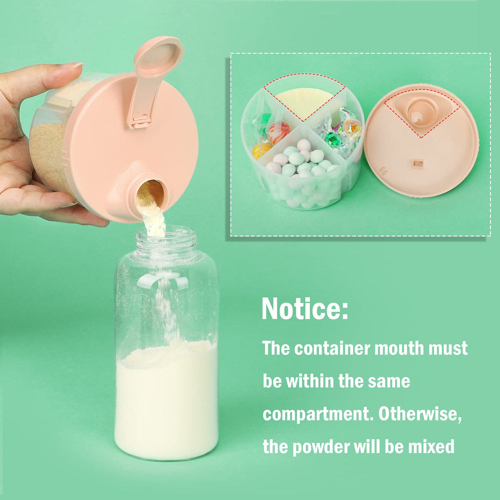 Accmor dispenser doubles as a snack container for easy storage.