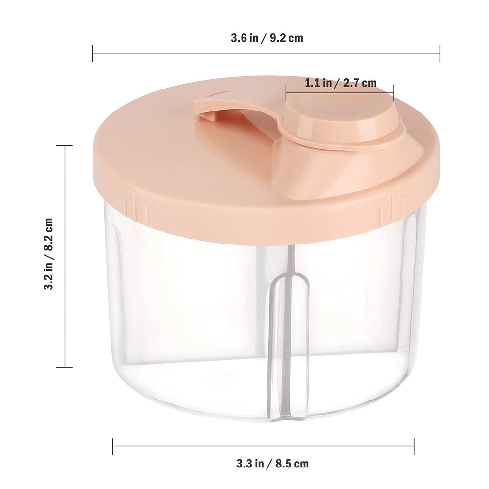 Accmor compact design suitable for oatmeal, nuts, and snacks.