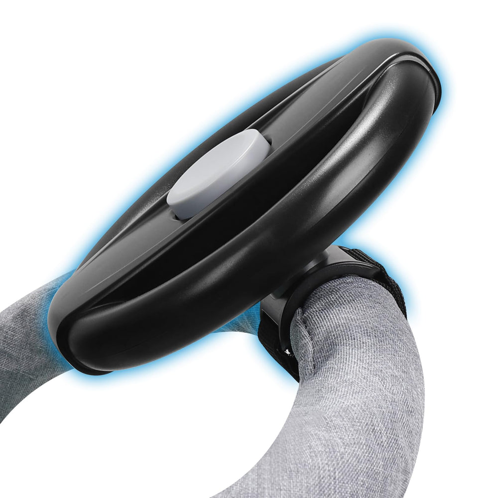 Accmor stroller steering wheel toy installs in seconds for quick setup