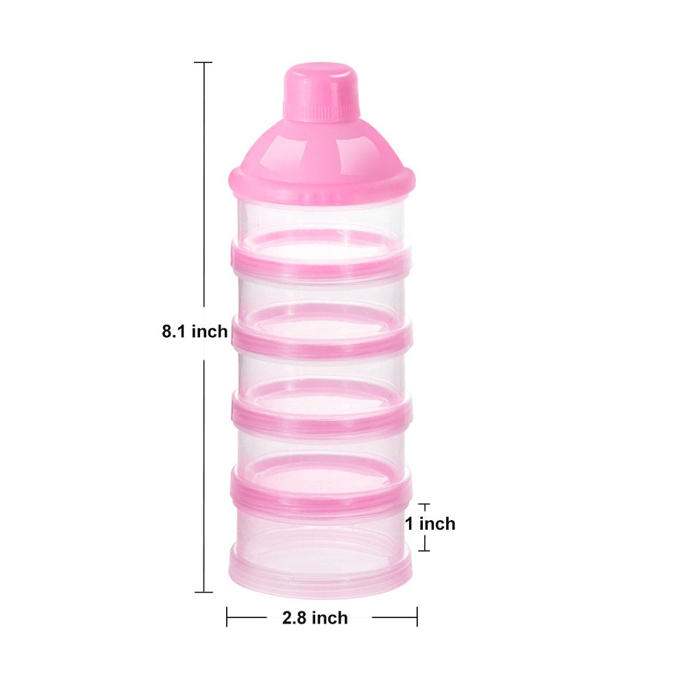 Accmor easy-clean, portable dispenser fits in bags for travel.