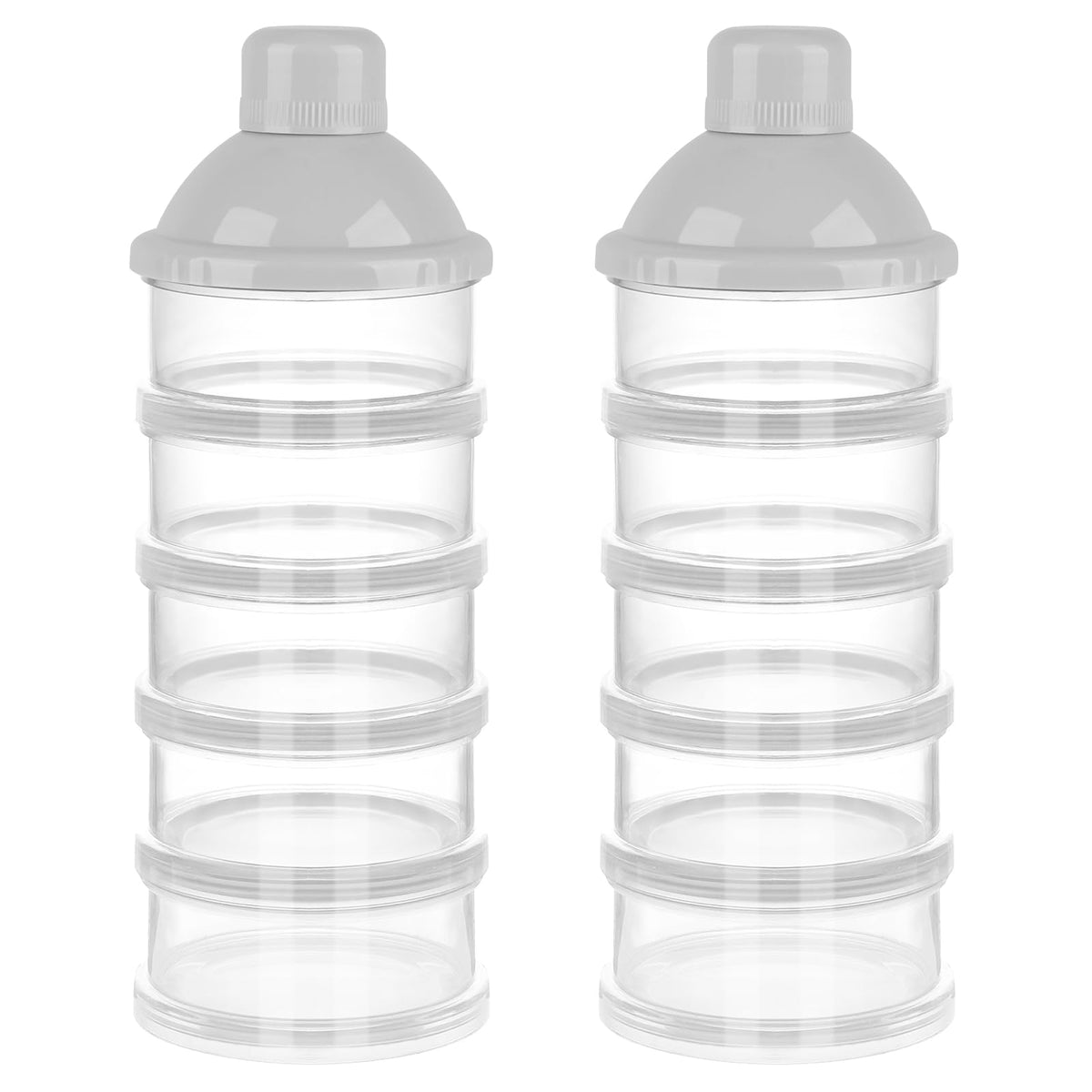 Accmor formula dispenser on the go showing five compartments for pre-measured servings