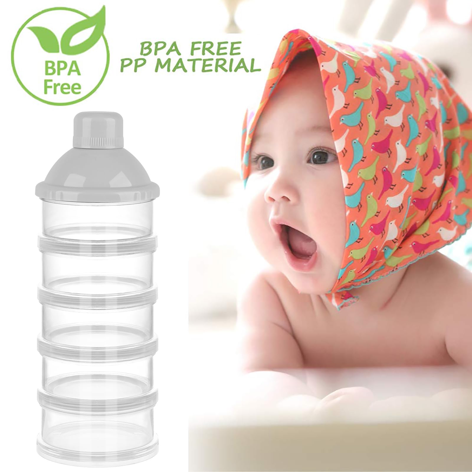 Accmor portable formula dispenser ideal for travel and on-the-go feeding