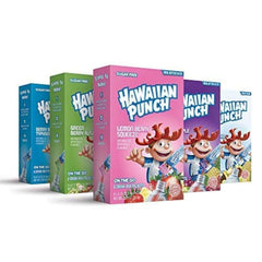 Accpo Hawaiian Punch Paradise pack box shows portable, sugar-free flavor on the go.