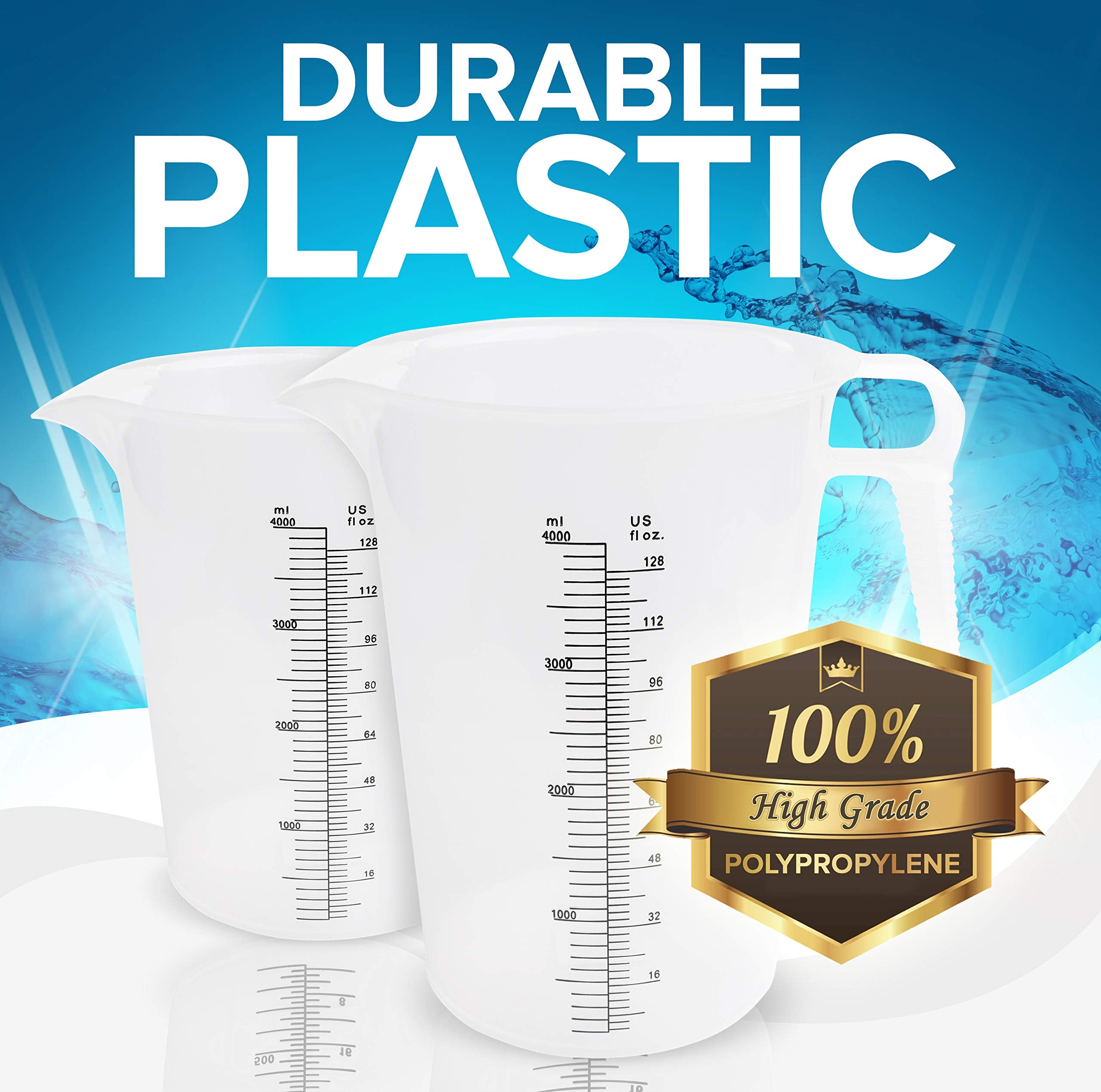 ACCUPOUR ergonomic-handle design aids comfortable pouring with gloves