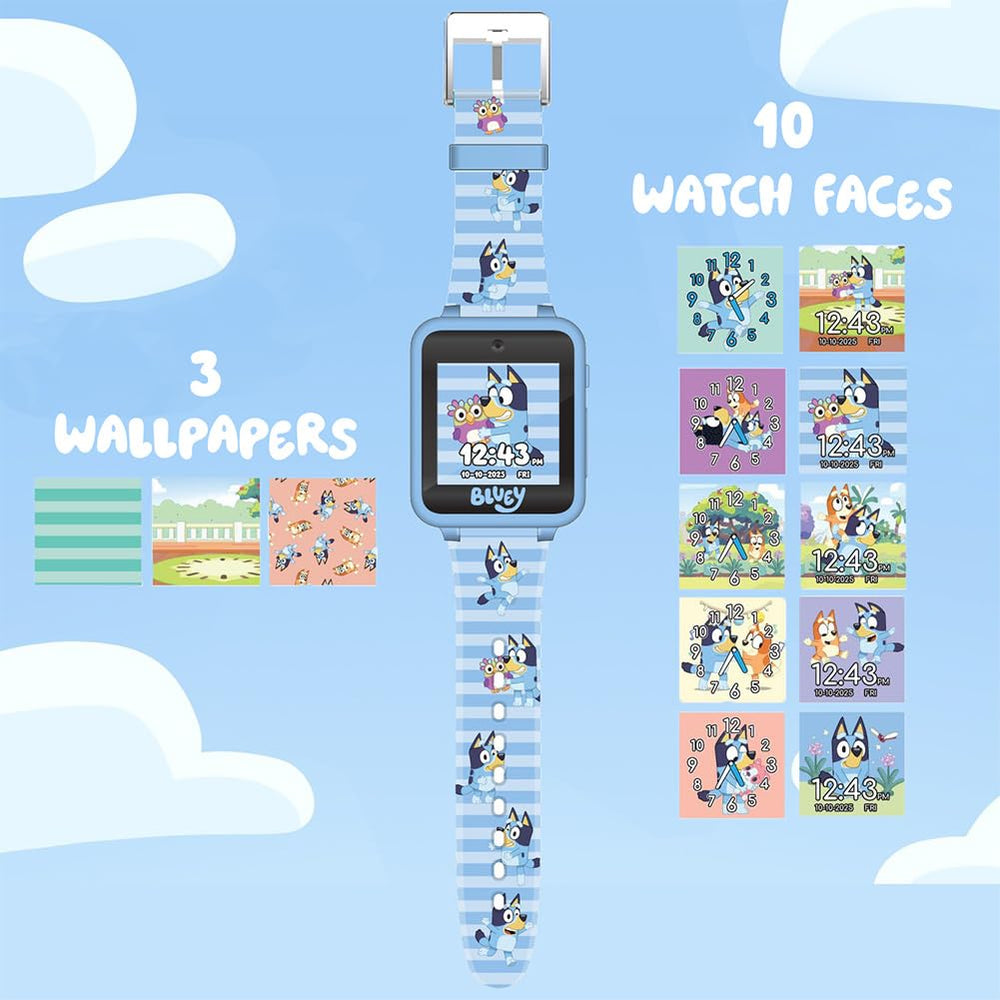 Accutime Bluey smartwatch durable design for everyday wear