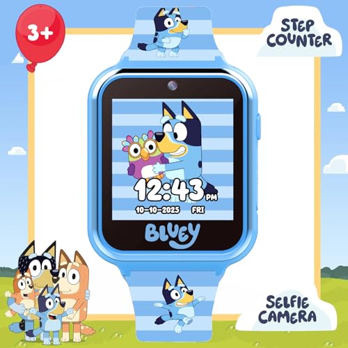 Accutime Bluey smartwatch selfie mode for creative photos