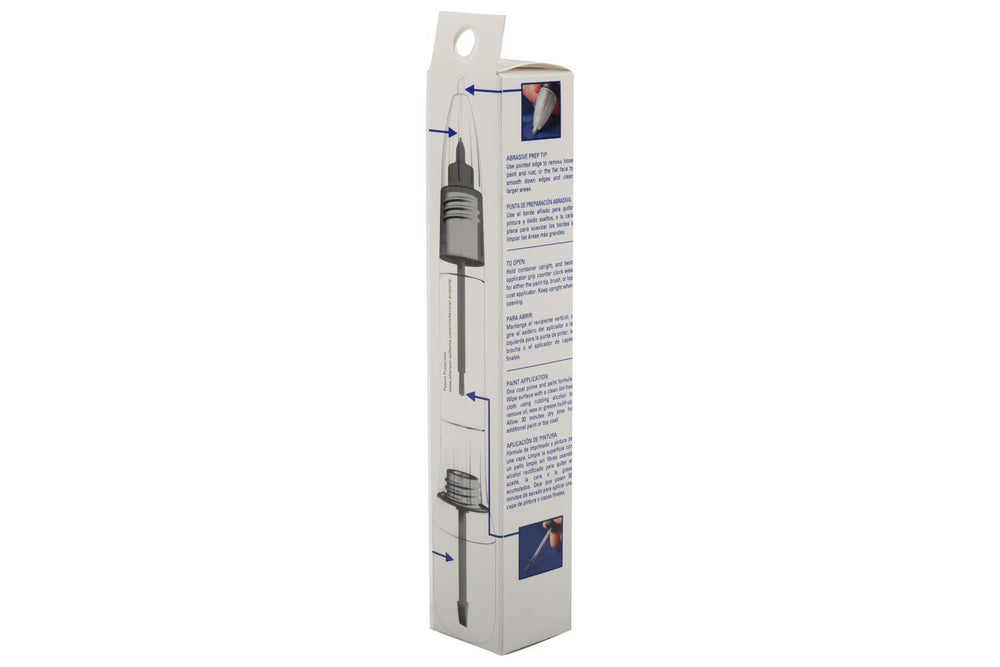 ACDelco WA8555 touch-up pen in black during application for small scrapes