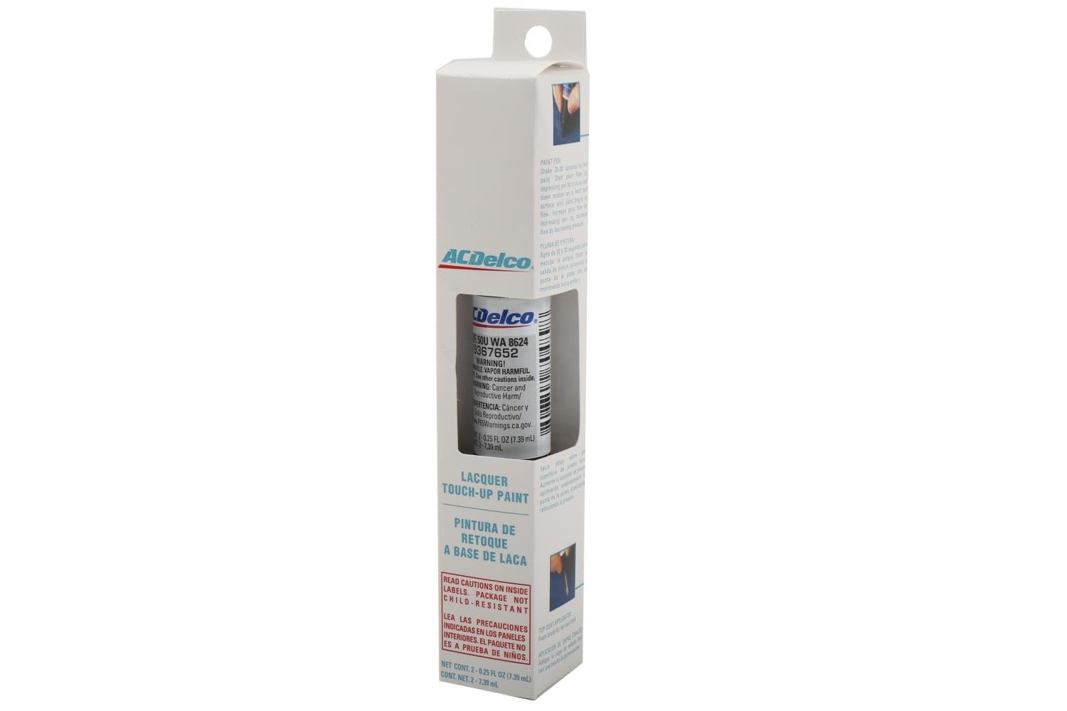 ACDelco WA8624 packaging and instructions for easy touch-up.