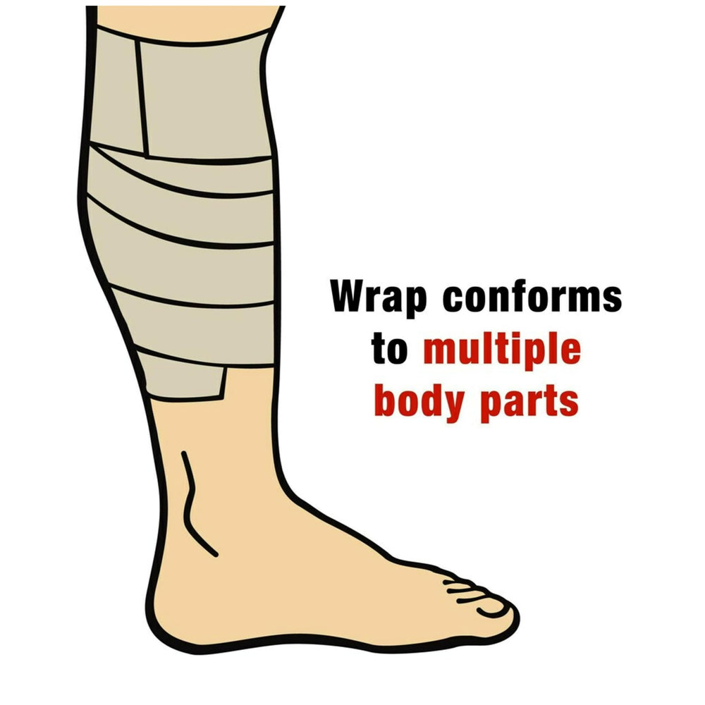 ACE 4 inch beige wrist wrap for low-profile comfort.