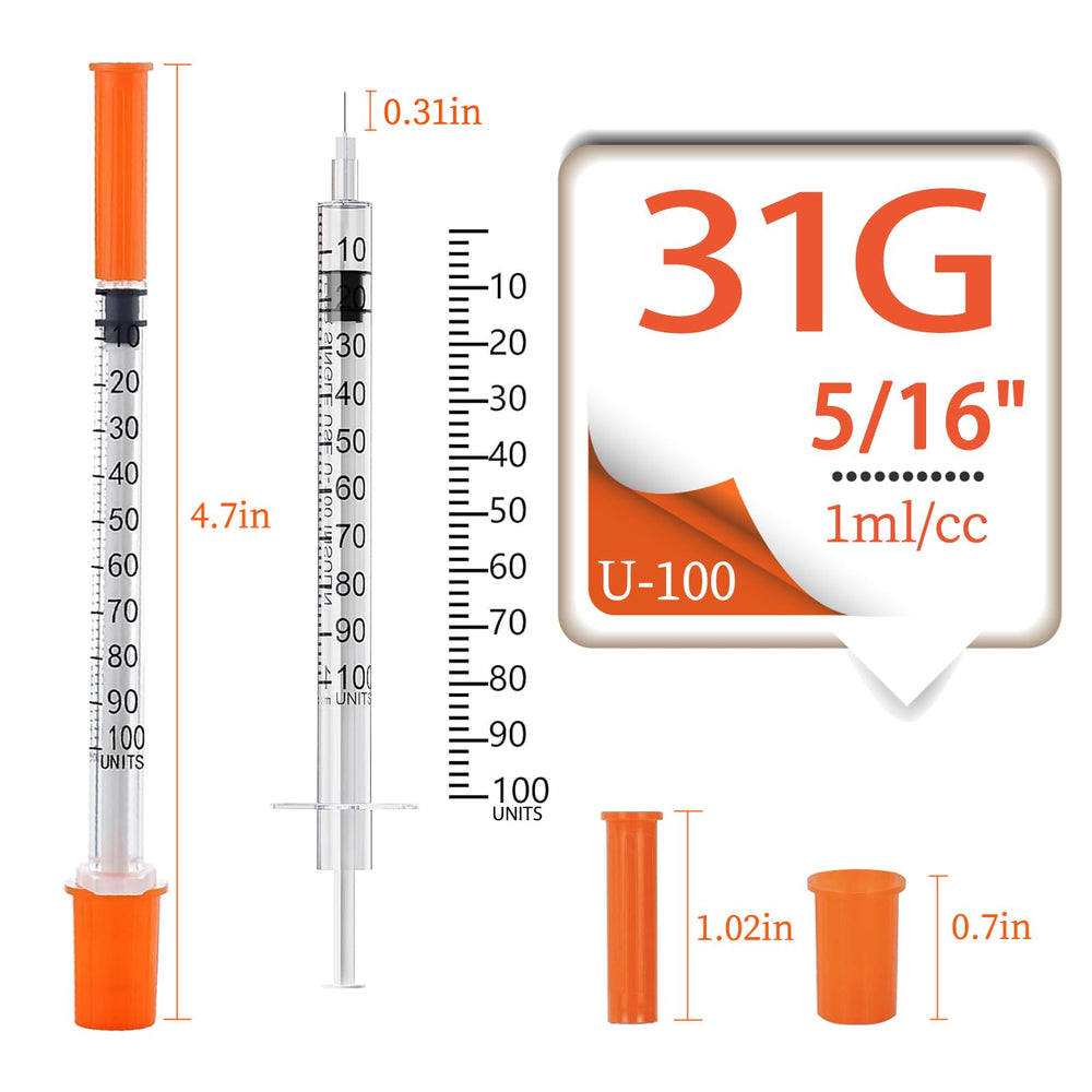 Acebiorin 1ml syringe shows clear measurement scale for quick readings.