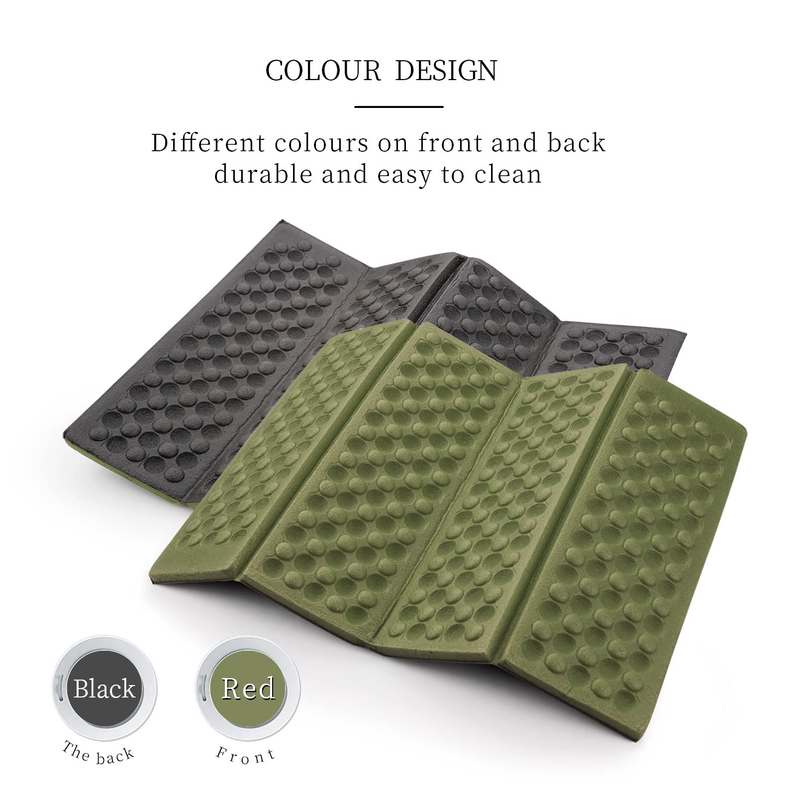 AceCamp Sitting Pad backpack-ready setup for quick rests during hikes.