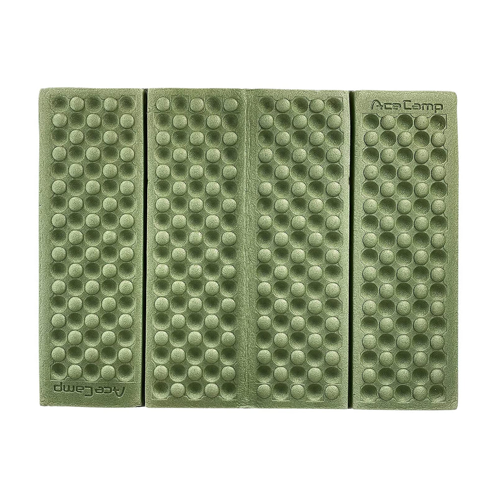 AceCamp kneeling and sitting pad protects knees on rough terrain.