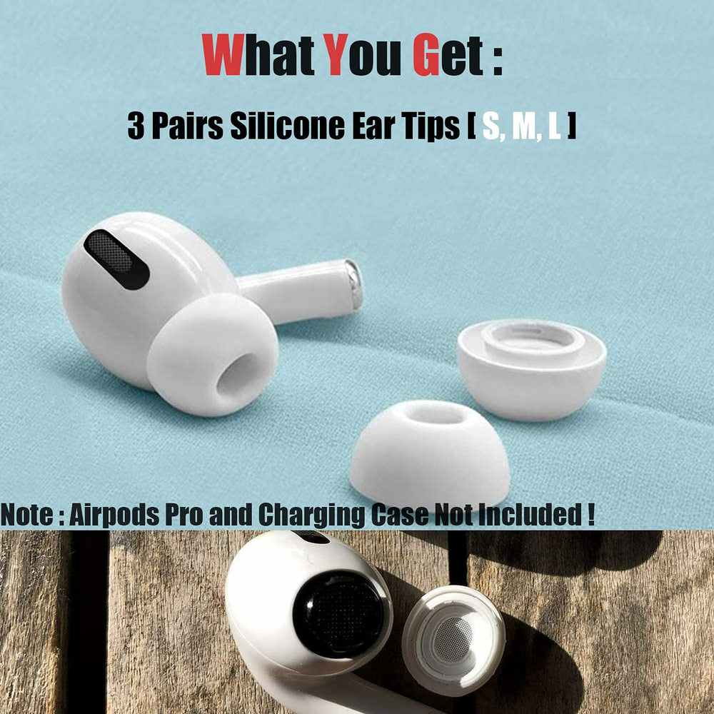 Acediar three-pair ear tips pack in white offers ready replacement options