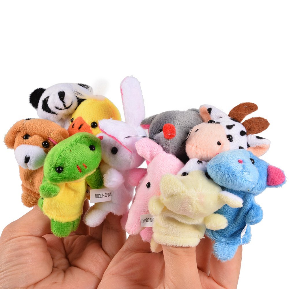 Acekid bear finger puppet brings cuddly charm to bedtime storytelling.