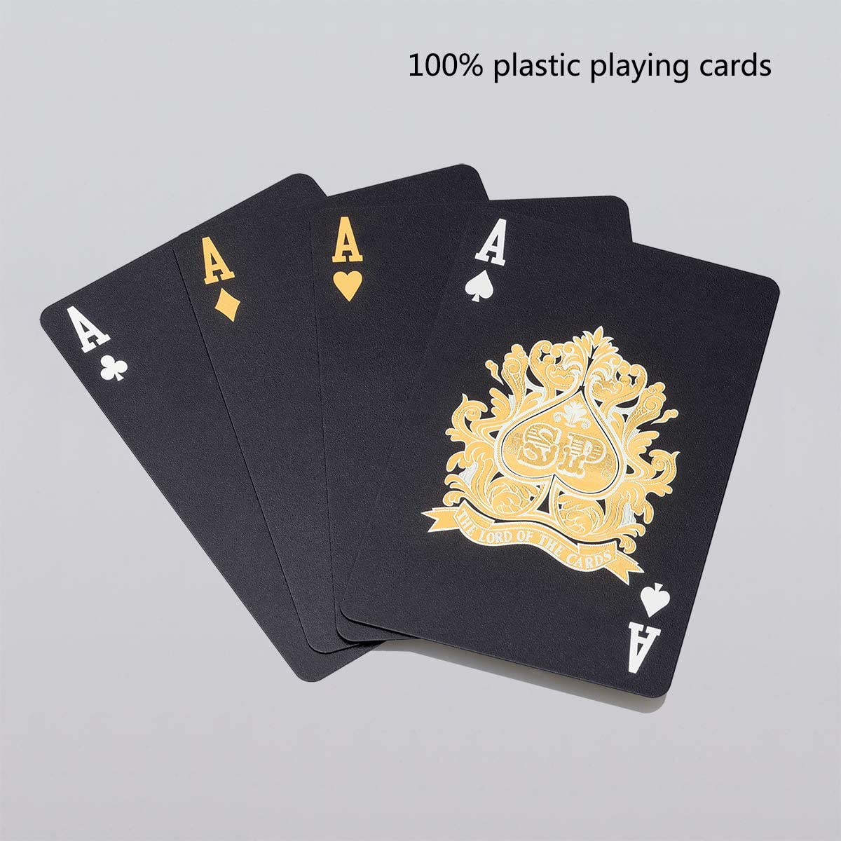 ACELION Black Diamond Cards waterproof construction for mess-friendly indoors or outdoors.